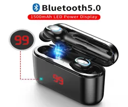 Cuffia wireless Bluetooth Versione aggiornata Nuovo display LED HBQ Q32 TWS True Wireless Auricolare Bluetooth 50 Auricolare con microfono Mi8571323