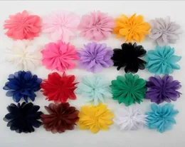 Hair Accessories Layer Chiffon Fabric Flower Baby Hairbows Hair Accessories YH6078962663