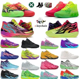 LaMelo Ball MB 1 2.0 Scarpe da pallacanestro da uomo Rick and Morty MB.03 Queen City Nero Sunset Glow Red Blast Bianco Forever Rare Gutter laMelo Sneakers Uomo Scarpe da ginnastica New Athletic