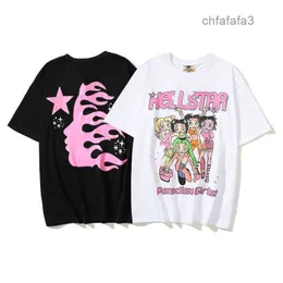 Trendy High Street Short Sleeved T-shirt Hellstar Paradise Girls Tee Rollins Style I29B