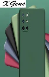 Новый жидкий силиконовый чехол с полным покрытием для oneplus 8T, оригинальные мягкие защитные чехлы для камеры One Plus 8T5903432