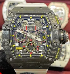 RM Wrist Watch Richards Milles Wristwatch RM11-03 Automatic Mechanical Watch Rm11-03 Machinery 44.5*50mm Rm1103 Black Ntpt