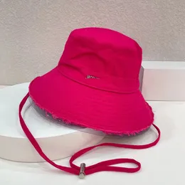 Neue Damen Designer Eimer Hut Herren für den Sommer hochwertige Mode Pfirsich faltbare große Fedoras Luxus Casquette Outdoor Strand Sonne Krempe Hüte