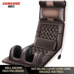 Problemlösningsprodukter Massage Produkter Shiatsu Massage Cushion Madrass Massager vibrerande madrass 240119