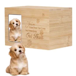 Products Bamboo Urns Pet Dog Cat Birds Mouse Cremation Ashes Urn Ceepsake Casket Columbarium Animal Memorial Funeral Cremation Natural