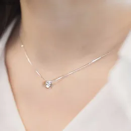 Pendant Necklaces 1Pc Trendy Crystal Zircon Rhinestone Pendant Tattoo Choker Necklace For Women Charm Fashion Collar Bijoux Fashion Jewelry YQ240124