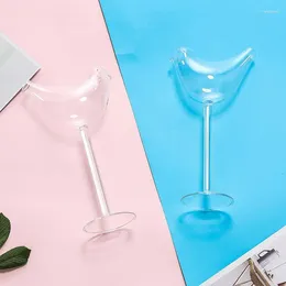 Coquetéis de vinho Cocktail em forma de pássaro exclusivo transparente high shed goblet uísque de uísque para jantar para jantar em casa