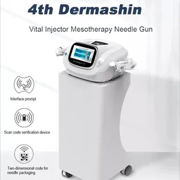 3 I 1 RF Microneedling Mesoterapi Nutrient Jet Collagen Rebuild Cold Hammer Skin Rejuvenation Calming Wrinkle Remover för anti-aging