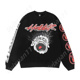 Hellstars Brand Men's Mlb Sweatshirts Fashion Mens Luxury Designer Jacket Men Hoodie Pullover High Quality Hellstar Blue Yoga Coat Clothing 6066