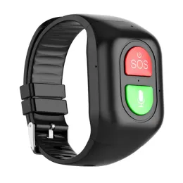 GPS Tracker 4G Telefonklocka One Key Call Anti-Wandering Tracker Sports Pedometer Armband Hjärtfrekvens Blodövervakning