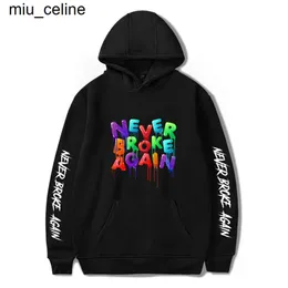 YENİ 24SS MENS HOODIES Youngboy bir daha asla yeni baskılı moda markası hoodies sweatshirt sıradan kadınlar/erkek sweatshirt hoodie