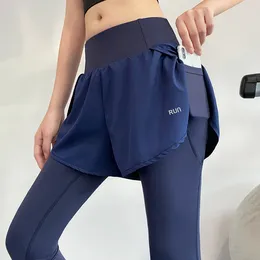 Leggings da donna Pantaloni da yoga per donna Pantaloni da fitness Vita alta Sollevamento del sedere Elastico Aderente Stringe la pancia Allenamento da corsa