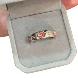 Swarovskis anel designer feminino qualidade superior com anéis de caixa prata pombo ovo diamante anel individualidade temperamento anel