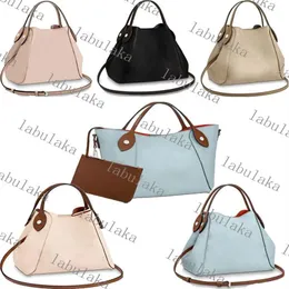 M51950 M54350ショルダーバッグDesinger Pierced Flower Decoratory Leather Hina Small Handbag Women Bucket Handbag Shopping Cross-Body279y