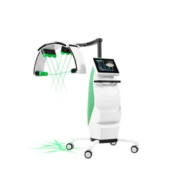 360 Rotation Emerald Laser Body Slimming Machine 10 Heads Cool Green Laser Fat Reducing Machine 10d 532nm Diode Lipo Laser Body Sculpting Device