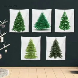 Arazzi Arazzo per albero di Natale Sfondo Banner Arazzo natalizio estetico Arazzo da parete multiuso per albero di Natale Riutilizzabile Natale