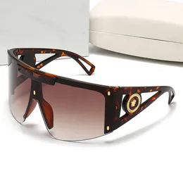 2024 neue Mode Damen Große Rahmen Integrierte Brille Personalisierte Winddicht Sport Trendige Sonnenbrille