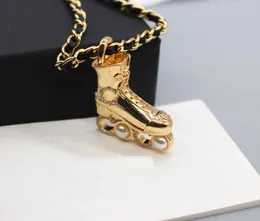 2024 sapatos de qualidade luxo pingente colar com concha da natureza brinco gota em 18k banhado a ouro tem caixa de carimbo ps3855a