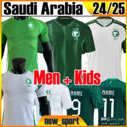 24 Saudi FAHAD SALMAN maglie da calcio 2023 2024 Arabia Nazionale Al-Najei YASSER casa lontano da uomo taglia manica corta uniformi maglia da calcio