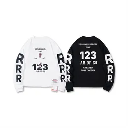 Mens T Shirts Women Designer T-shirts cottons Tops Man s Casual Shirt crew neck Tshirts Clothing Street Long Sleeve Clothes