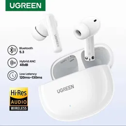 Наушники для мобильных телефонов UGREEN HiTune T6 ANC TWS Беспроводные наушники с активным шумоподавлением Hi-Res LDAC Bluetooth 5.3 Наушники для iPhone 15 Pro Max J240123