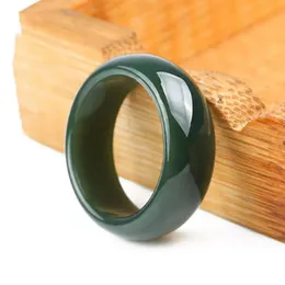 Ringen Natuurlijke Groene Jade Ring Mannen Vrouwen Healing Edelsteen Fijne Sieraden Echte Tian Jades Nefriet Ringen Voor Vriendin Moeder Geschenken