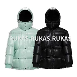 Herren Parkas Designer Parker Daunenjacke mit Kapuze Damen Herren London Englische Marke Mantel für klassisches Brusttaschenabzeichen Schwarz und Rot gestreift Design Warm D8