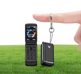 Unlocked Smallest Flip Cell Phones Ulcool F1 Intelligent antilost GSM Bluetooth Dial Mini Backup Pocket Portable Mobile Phone Gif9912677