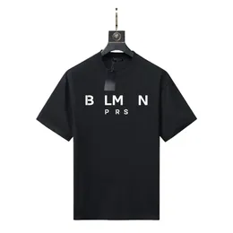 Verão masculino designer banda camiseta moda preto e branco manga curta luxo carta padrão camiseta XS-4XL # ljs777