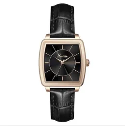 Zegarek damski zegarki Wysokiej jakości swobodny biznes luksusowy kwarcowy projektant Wodoodporna skóra 30 mm zegarek Montre de lukse prezenty a5