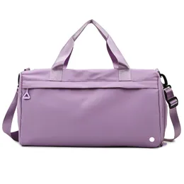 Abendtaschen lu New Gym Duffel Bag Gepäck für Frauen ll wasserdichte Sport-Fitness-Taschen Umhängetasche Umhängetasche 6 Farben L1