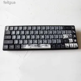 Tangentbordstangentbord 8st PBT PERSONALISERAD FEM SIDE DYE-SUBLED OEM Profile KeyCap för mekaniskt tangentbord Kailh Gateron Cherry MX Switch YQ240123