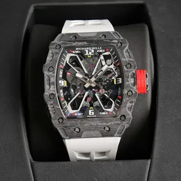 Richard''s Watchmen Designer Automatic Superclone Aaa Rm35-03 Watch Luxury Carbon Fiber Ntpt Case Hollow Out High-end Quality Waterproof Wristwatch with Box 2tq2