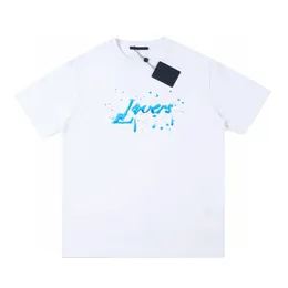 T-shirts pour hommes Polos Col rond brodé et imprimé style polaire vêtements d'été avec street pur coton r1Gd4