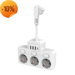 New Other Home Appliances Power Strip Adapter for Europlug 4 USB Output Electrical Socket With Extension Cable Surge Protector Home Plug Adapter