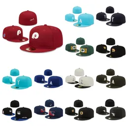 2024 New York Baseball caps LA NY gorras bones Chapeau 05 Stitch Heart "Series" " Love Hustle Flowers sports men women Fitted Hats Full Closed Design Size Caps Chapeau a3