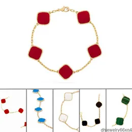 18 Stile Luxus-Klee-Armband Designer-Schmuck für Frauen Cleef Love Charm-Armbänder Geschenke Weihnachtsgeschenk IABU