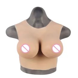 Accessori per costumi Coppa F Forme del seno in silicone Mezza tuta CD Transgender TV Drag Queen