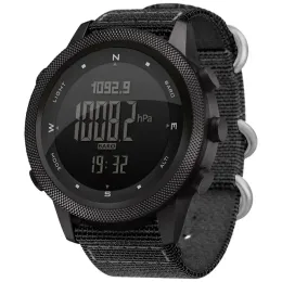 Relógio inteligente para homens altímetro barômetro termômetro bússola militar relógio digital ao ar livre smartwatch à prova dwaterproof água 50m
