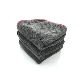 Handduk 1/3/6st Microfiber Car 600GSM Braid Torkduk Tyg Extra mjuk tjock absorption Tvätt tvättar tillbehör Droppleverans en DHBCO