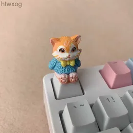 Клавиатуры MiFuny Cute Cat Dog Pig KeycaPS DIY Крышка клавиатуры OEM-профиль Мультфильм Аниме Key Caps для механической клавиатуры Подарки YQ240123