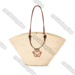 Bolsa de moda Anagram Best Hanchbags Designer Mulheres sacolas grandes Iraka Palm Fiber Cow Leather Beach Bags Ladies Purse284b