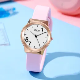 Womens Watch Saatler Yüksek Kaliteli Lüks Kuvars-Batterycasual Silikon Su Geçirmez 33mm A2 İzle