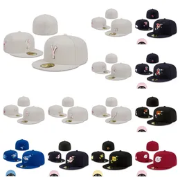 2024 Baseball Caps LA NY Gorras Bones 05 Heart "series" " Love Hustle Flowers Sports Men Women Fitted Hats Full Closed Design Size Caps A3