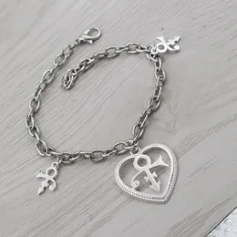 Braccialetti SanLan 12 pezzi braccialetti con ciondoli a forma di cuore principe amore simbolo