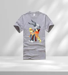 Yaz Mens T Shirt Bugs Lola Bunny Spank Ceza 100 Pamuk Tshirt Erkekler 2103222172475