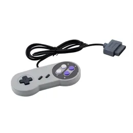 Keypads Keyboards Wholesale Wholesale-1Pcs 16 Bit Controller For Super Snes Nes System Console Control Pad Drop Delivery Office Sc Dhd7J