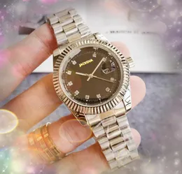Relogio Masculino Luxury Full Stainless Steel Watches Men Outdoor Chronograph Quartzバッテリードリルスケールクラシック腕時計Reloj de Lujoギフト