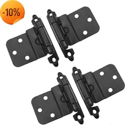 New Other Home Appliances 10pcs Self Closing Overlay Hinges Flush Cabinet Hinge Heavy Duty Cupboard Door Spring Self Closing Hinges Furniture Hardware