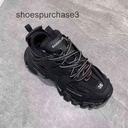 디자이너 Balencigs Fahion 캐주얼 신발 3 세대 파리 트랙 Black Daddy Women 's Spring and Autumn B Family 2021 INS Trendy Thick Soled Sneamers A6L7